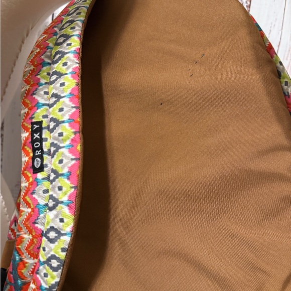 Roxy Aztec Print Colorful Backpack - Picture 4 of 5